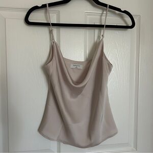 Aritzia Cream Cowl Neck Camisole